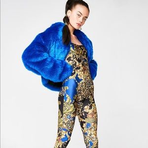 Barely Worn Dolls Kill Patterned Jumpsuit